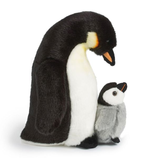 Penguin With Chick 27cm